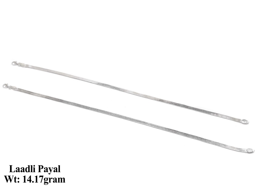 92.5 Silver Payal - Grade: A