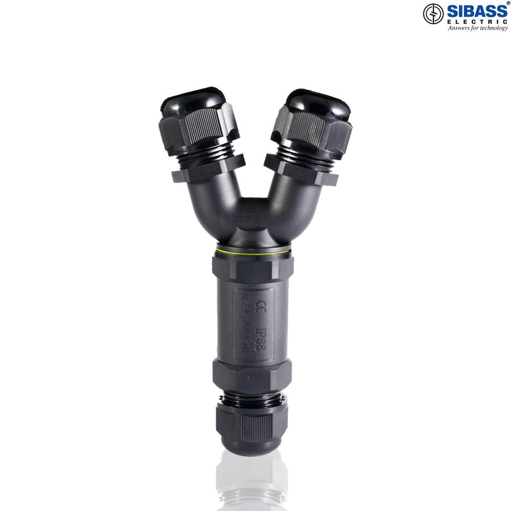 IP68 WATERPROOF CONNECTOR 3 WAY Y TYPE CONNECTOR SE-GCY1-3
