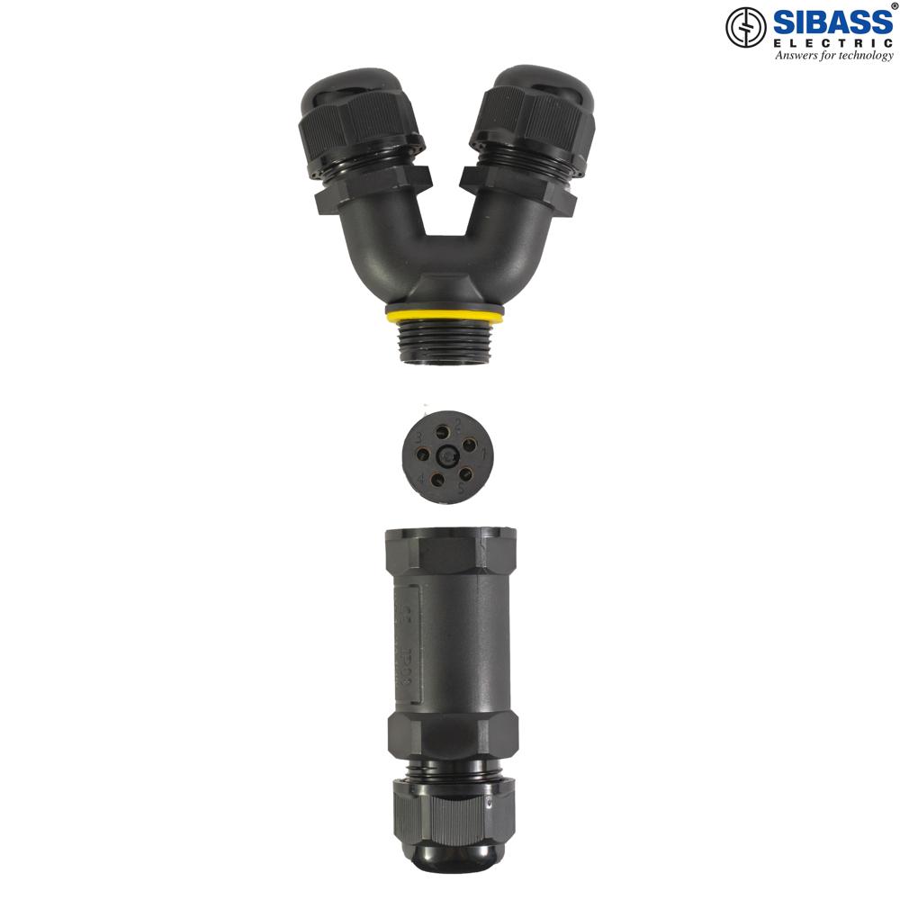 IP68 WATERPROOF CONNECTOR 3 WAY Y TYPE CONNECTOR SE-GCY1-3