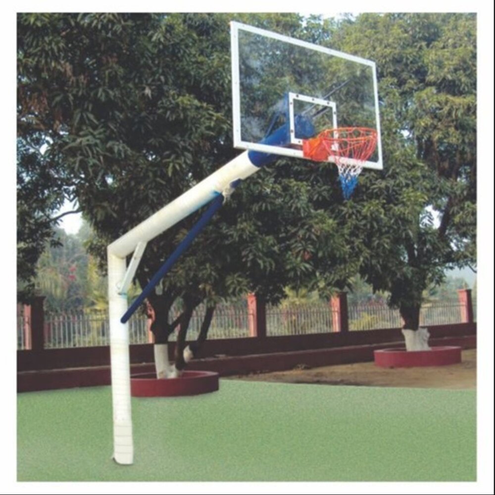 Maaoon White Basketball Pole