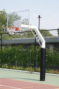 Maaoon White Basketball Pole