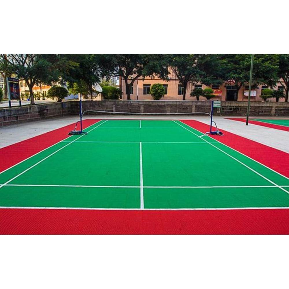 Outdoor Badminton Flooring - Color: Blue