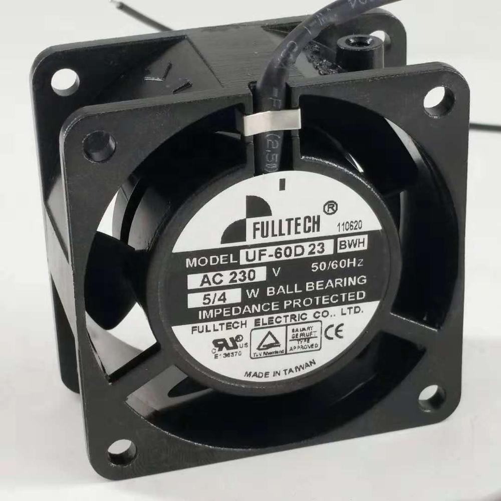 Fulltech UF-60D23 BWH Taiwan 6030 110/220V AC 60x60x30mm Metal 8.1CFM 10CFM 2400RPM 3000rpm Cabinet Axial Flow Cooling Fan