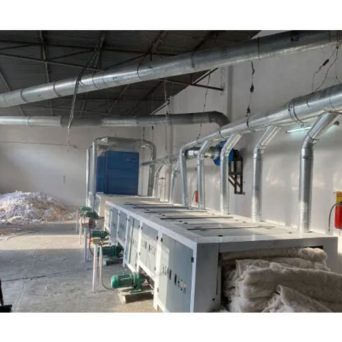 Hsn 918 Cotton Carding Machines Without Safety Coversa - Color: White And Blue