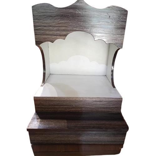 Wooden Gopal Mandir - Color: Brown
