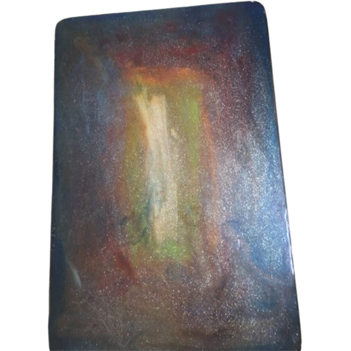 24X18 Inch Wooden Epoxy Tea Table