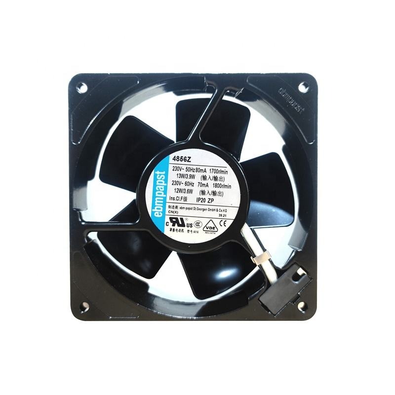 ebmpapst 4856Z 12038 230V AC 50HZ 4.0A 13W 100m3/h 1700rpm Ball Bearing Chassis Control Cabinet Axial Cooling Fan