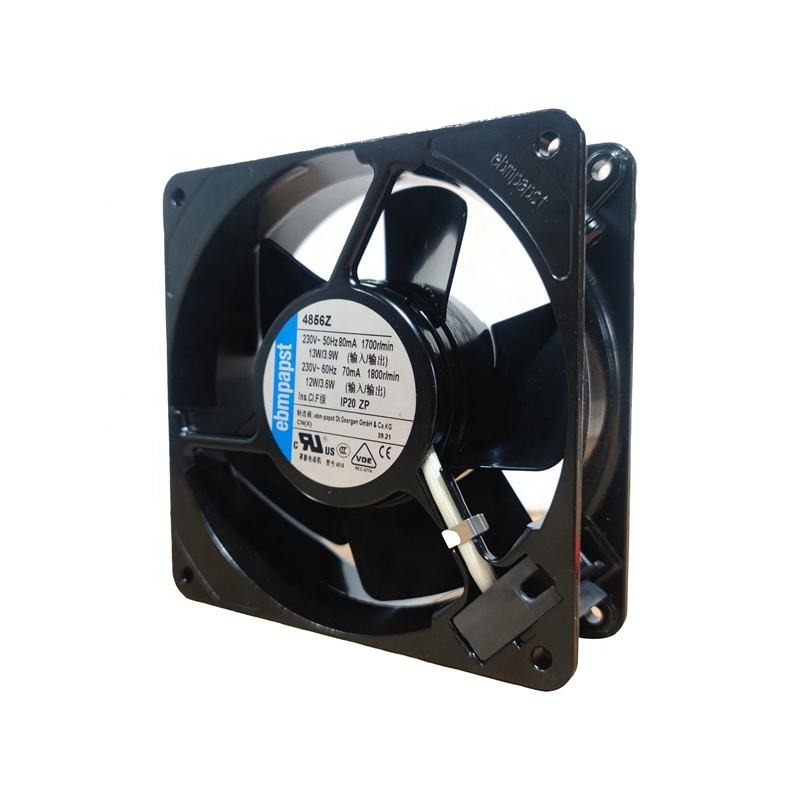 ebmpapst 4856Z 12038 230V AC 50HZ 4.0A 13W 100m3/h 1700rpm Ball Bearing Chassis Control Cabinet Axial Cooling Fan