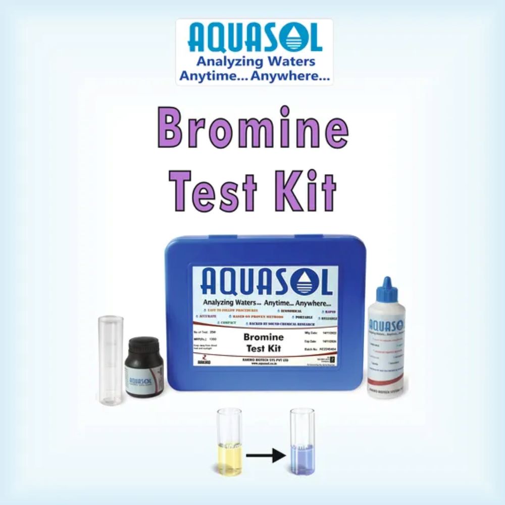 Bromine Test Kit, Aquasol, Ae-404 - Application: Drinking Water