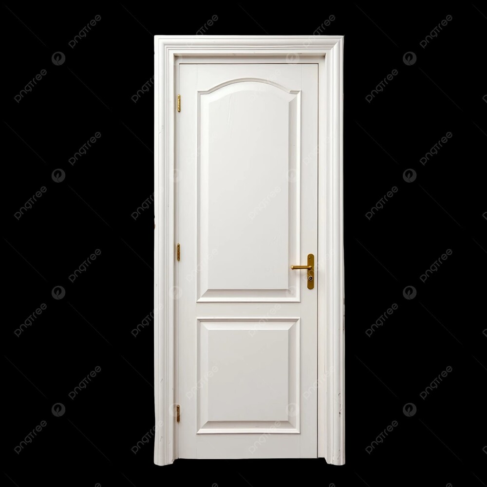 White Pvc Doors - Design: Plain