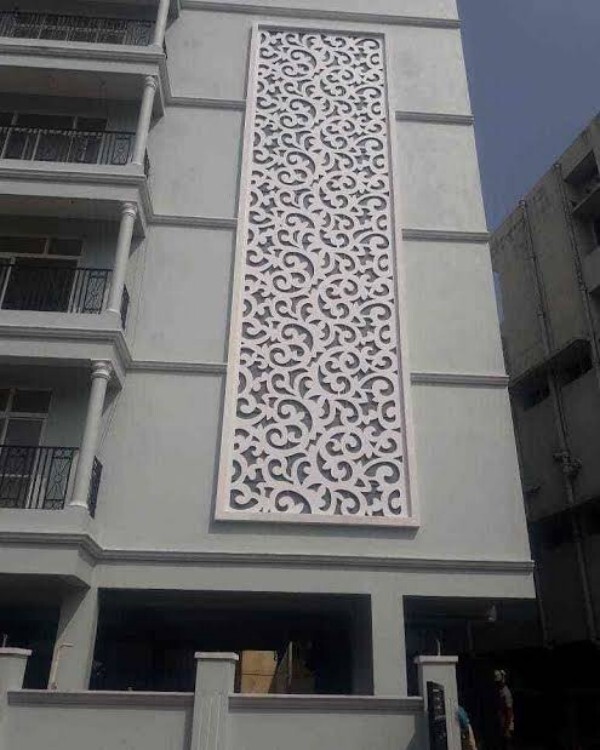 12mm Wpc Jali/grill - Color: White