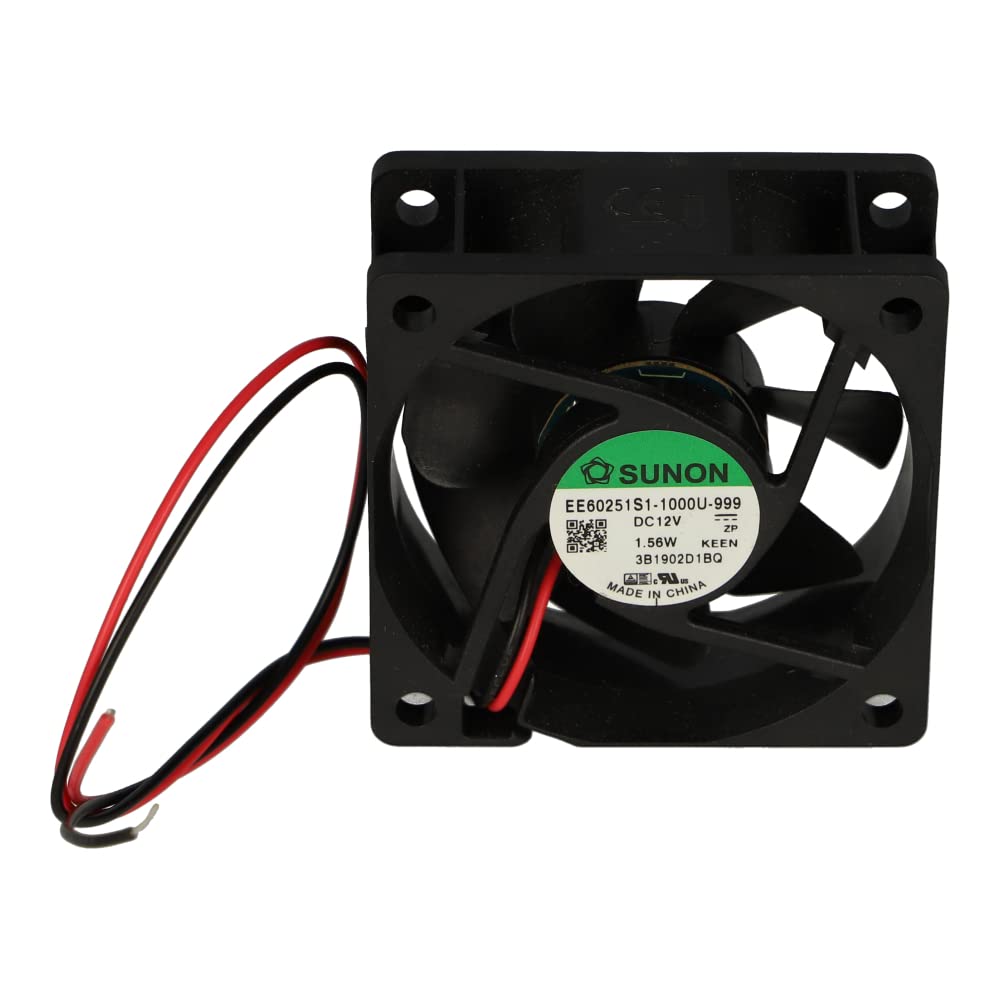 EE60251S1-1000U-999 | SUNON Fan, AXIAL, 60 X 25MM,12VDC, Sleeve Bearing, HIGH Speed, 4500 RPM
