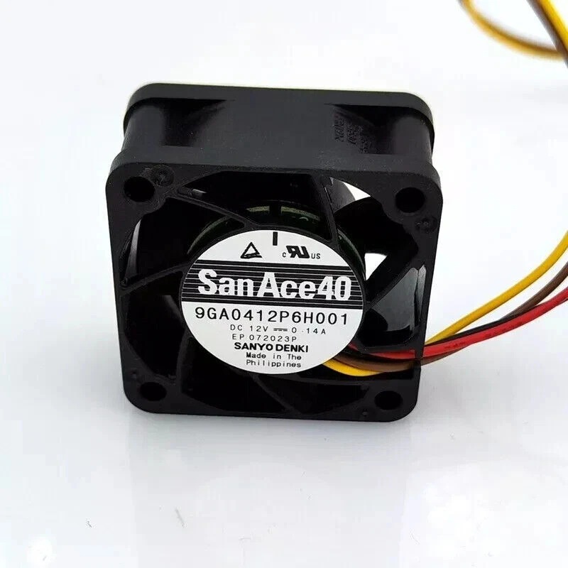 SANACE40 9GA0412P6H001 DC12v 0.14A 40X20MM 4-Wire Cooling Fan