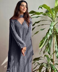chikankari embroidery suit