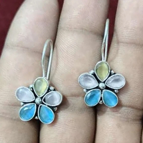 Multi Color Hook Earrings