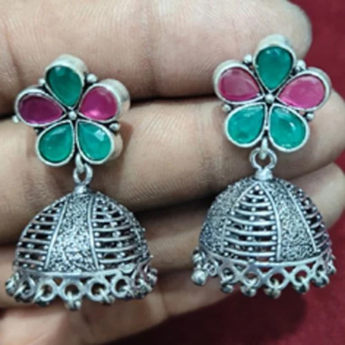 Designer Jhumki Stud Earrings