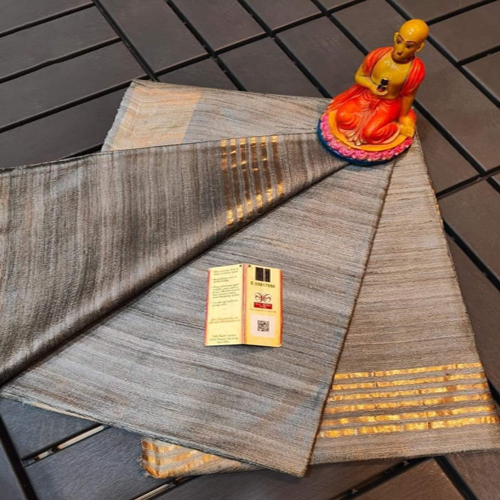 Grey Color Saree