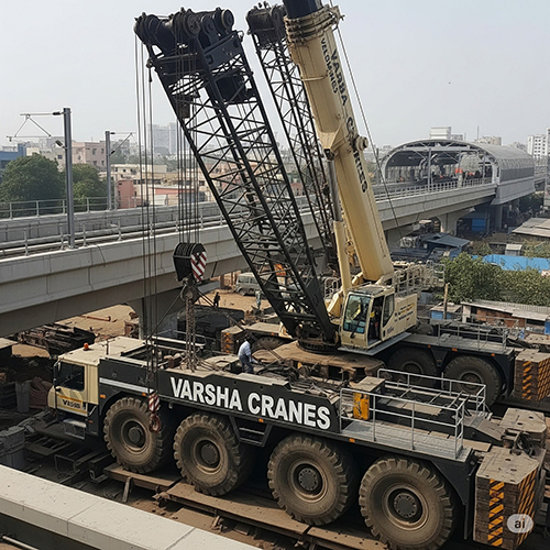 Tyre Mounted Crane