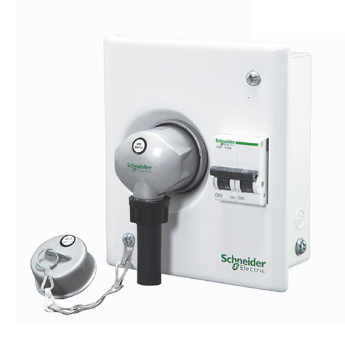 A9Hms210 Single Door Acti 9 Metal Pands Unit Distribution Box - Features: Durable