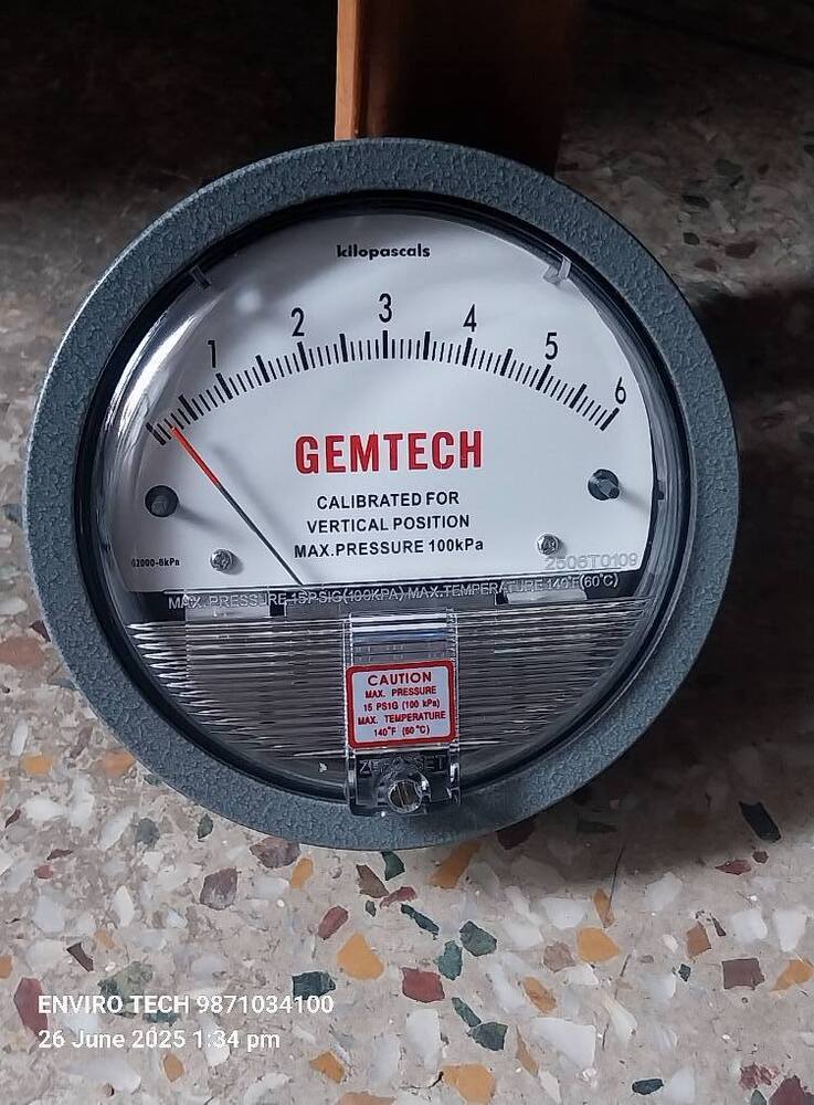 GEMTECH DIFFERENTIAL PRESSURE GAUGE From Kokar Industrial Area Ranchi Jharkhand