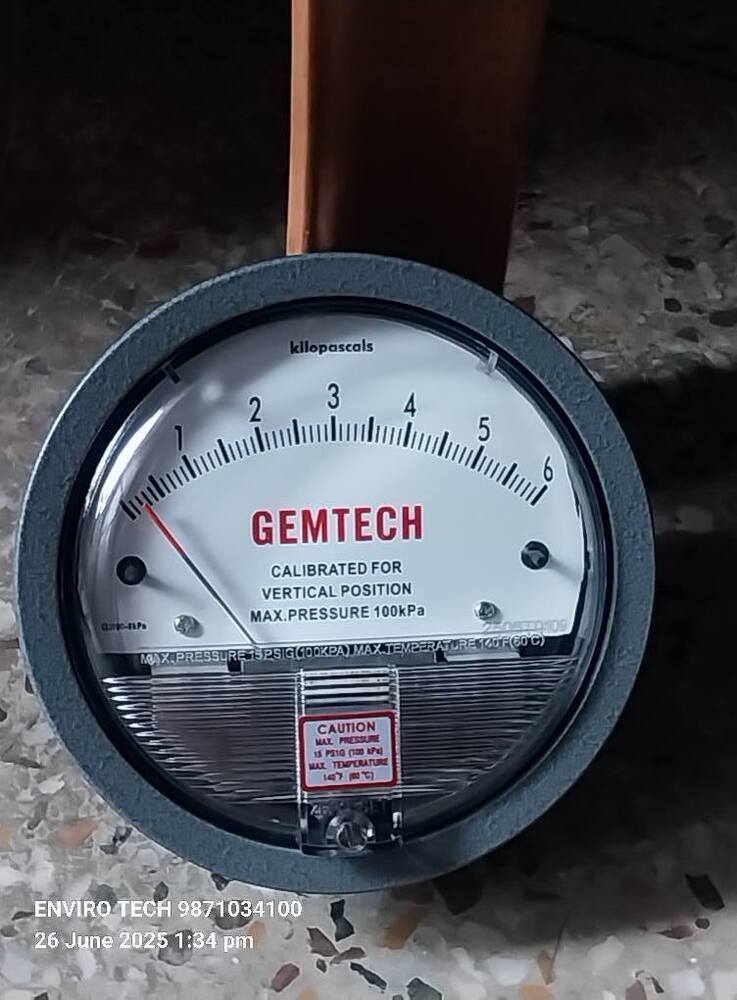 GEMTECH DIFFERENTIAL PRESSURE GAUGE From Kokar Industrial Area Ranchi Jharkhand