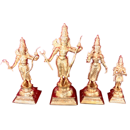 Panchaloha Ram Sita Laxman Statue
