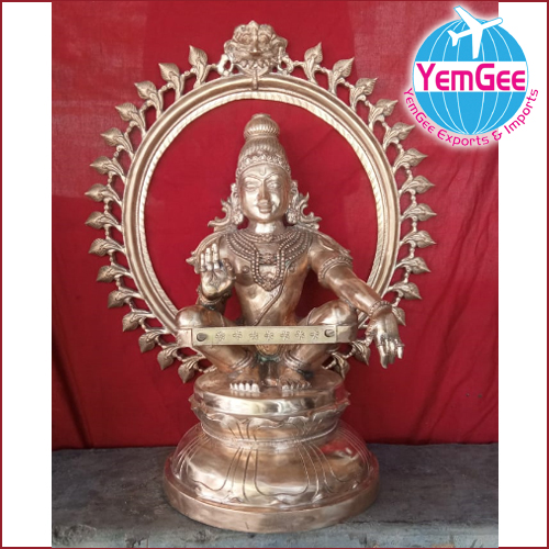 Panchaloha Ayyappen - Color: Golden