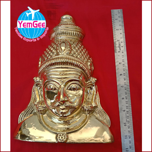 Brass Face Mustak - Color: Golden