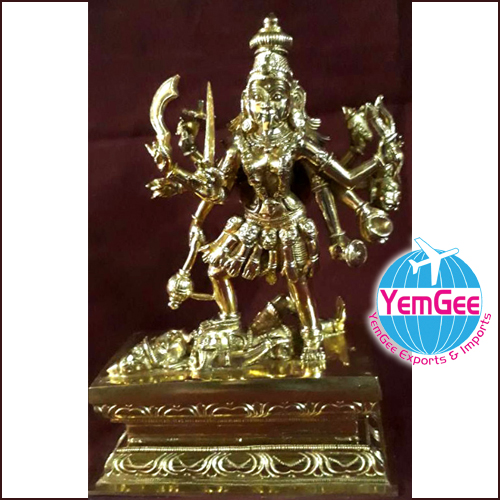 Panchaloha Kali Durga Statue