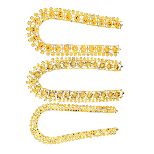 God Brass Necklace - Color: Golden