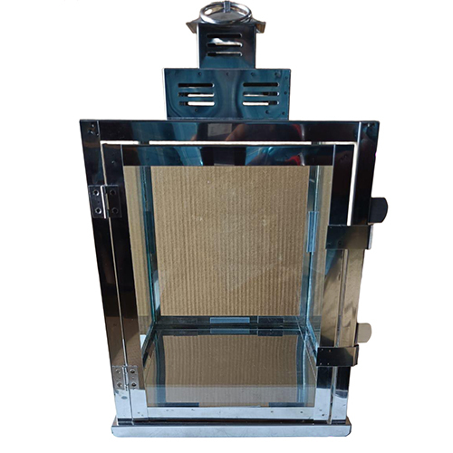 Metal Hanging Lantern - Color: Silver