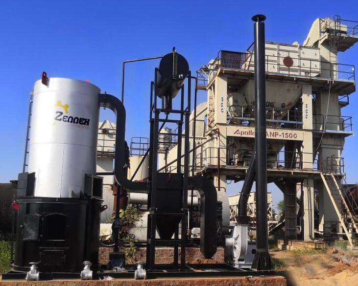 Briquette Fired Thermic Fluid Heater - Material: Mild Steel