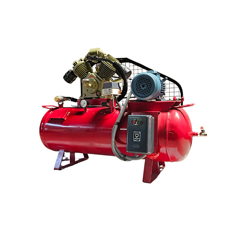 2 Hp Single Stage Reciprocating Type Compressor - Color: Red