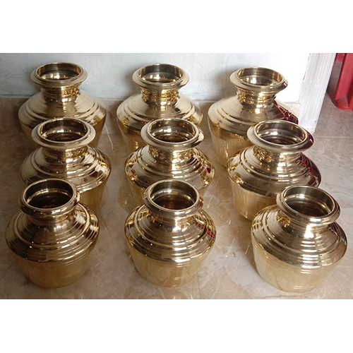 Brass Kudam - Color: Silver