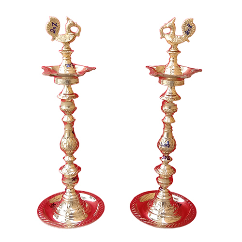 Brass Kuthuvilakk Oil Lamp