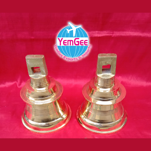 Brass Temple Bell - Color: Golden