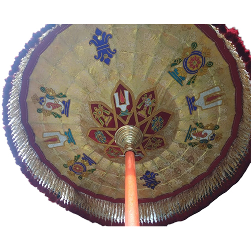 Printed Bamboo Umbrella