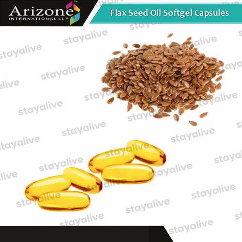Flax Seed Oil Softgel Capsules