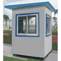 Frp Security Guard Cabin - Color: Grey Blue