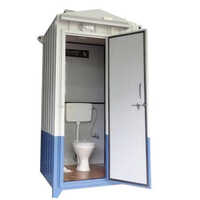 Readymade Puff Toilet - Color: White Blue