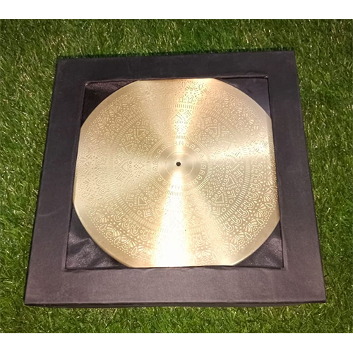 Pure Brass Mandala Etching Design Spice Box with 7 bowls spoon and knobe