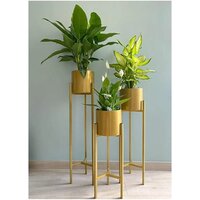 Metal Indoor Planter set