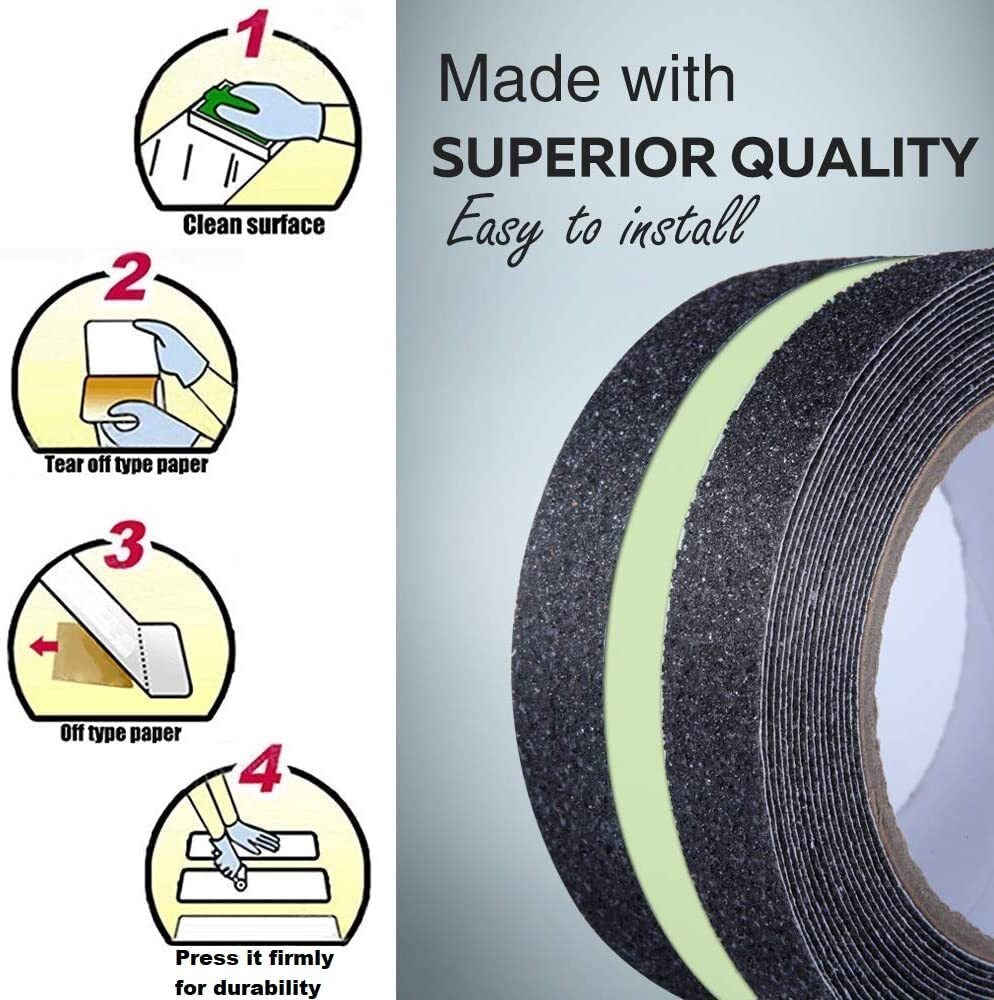 Anti Skid Glow Tape - Length: 5 Centimeter (Cm)