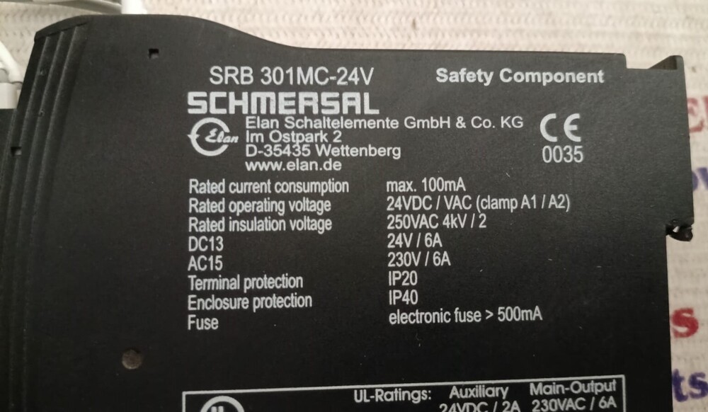 SCHMERSAL SRB 301MC-24V RELAY