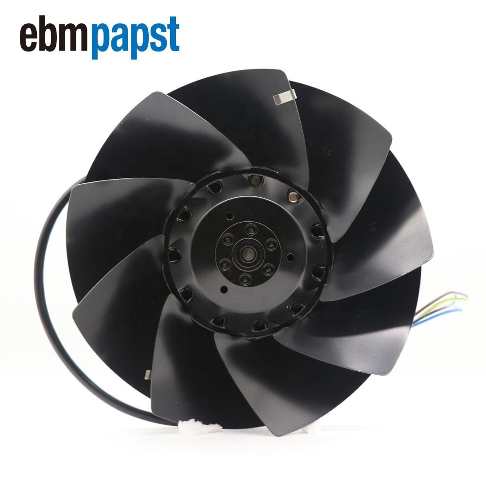 ebmpapst A2E200-AI38-01 M2E068-BF 200mm 230V AC 50/60Hz 0.3/0.34A IP44 4 Wires Chassis Cabinet Axial Cooling Fan