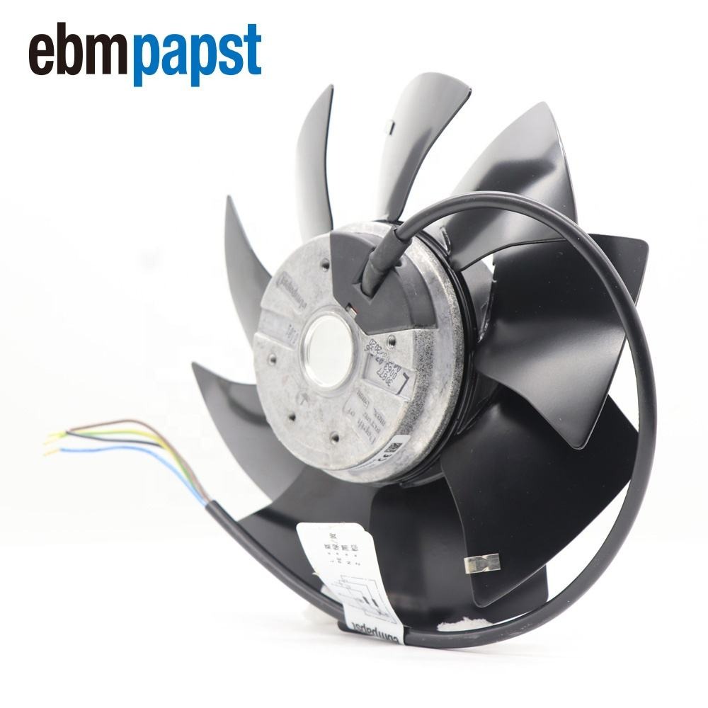 ebmpapst A2E200-AI38-01 M2E068-BF 200mm 230V AC 50/60Hz 0.3/0.34A IP44 4 Wires Chassis Cabinet Axial Cooling Fan