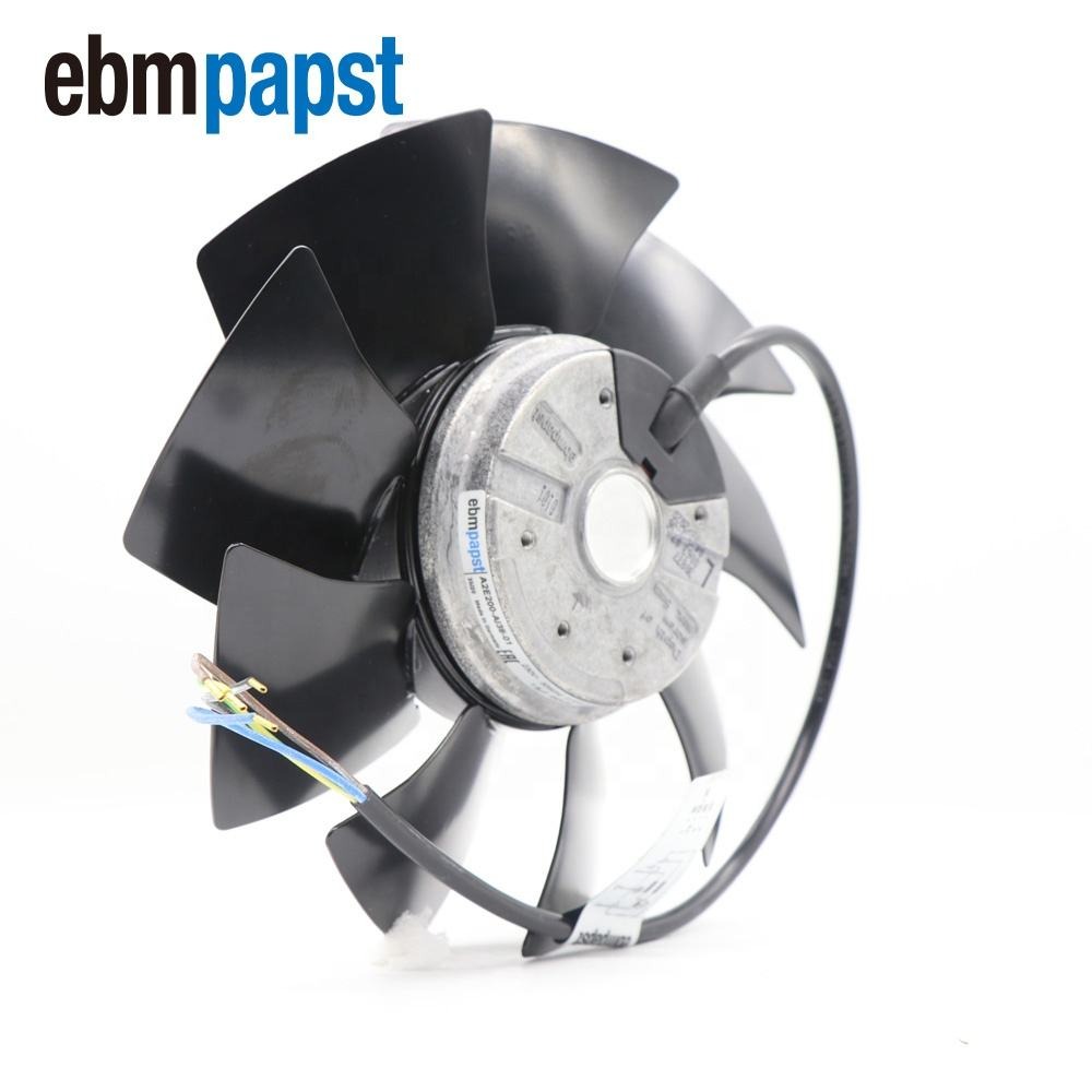 ebmpapst A2E200-AI38-01 M2E068-BF 200mm 230V AC 50/60Hz 0.3/0.34A IP44 4 Wires Chassis Cabinet Axial Cooling Fan