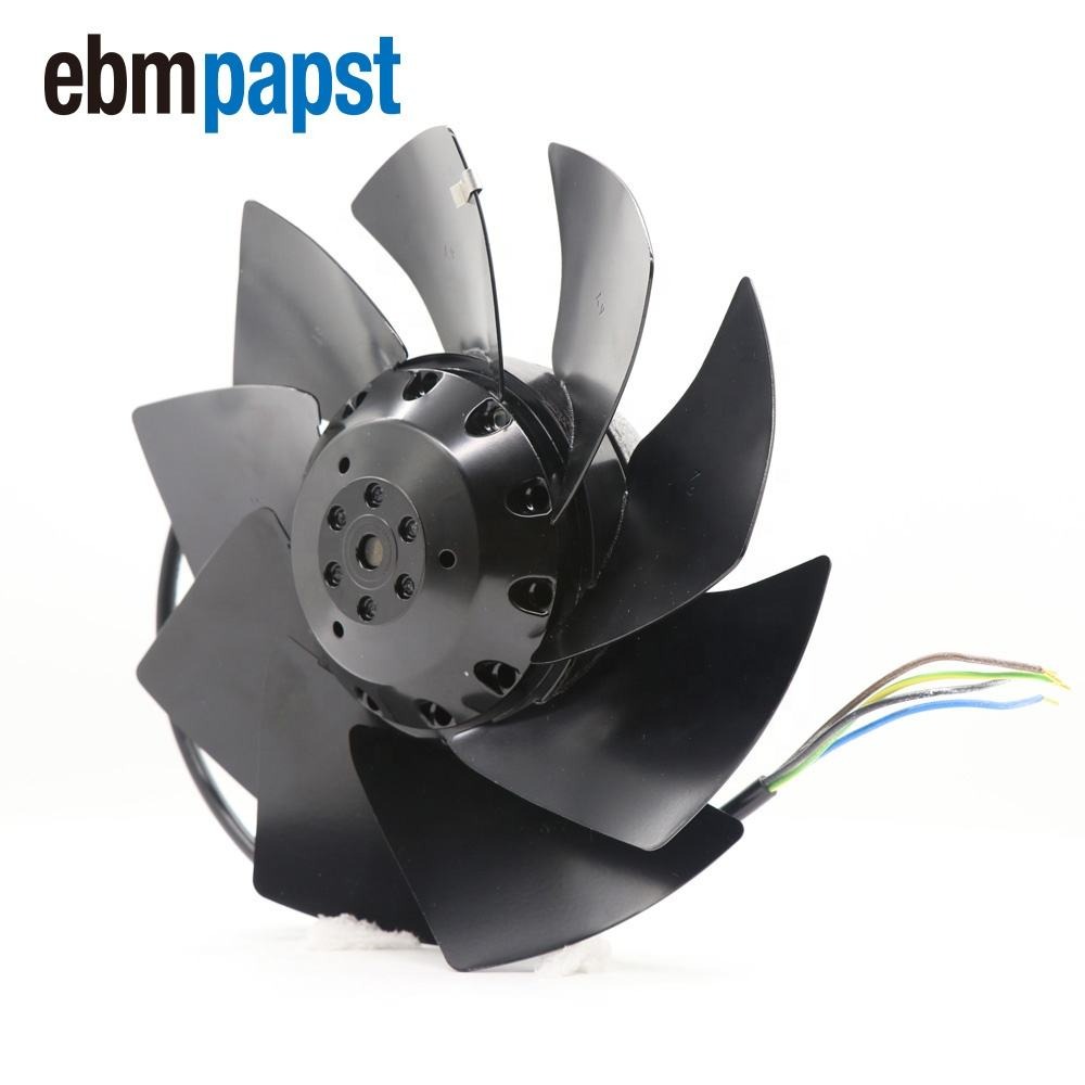 ebmpapst A2E200-AI38-01 M2E068-BF 200mm 230V AC 50/60Hz 0.3/0.34A IP44 4 Wires Chassis Cabinet Axial Cooling Fan