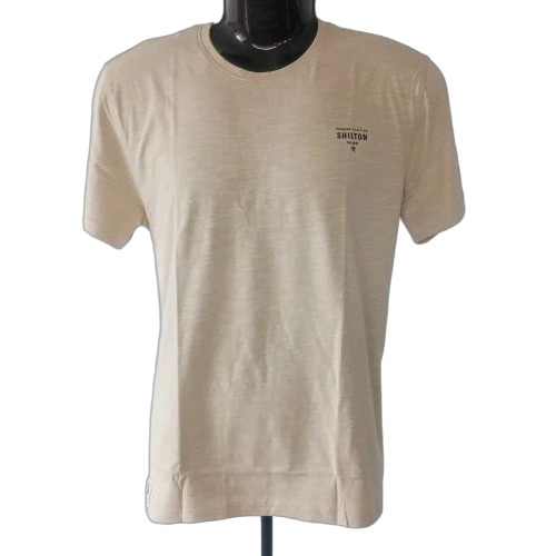 Men Cotton Slub Lycra T Shirt - Age Group: Adult