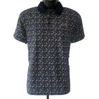 Mens Printed Polo T Shirt